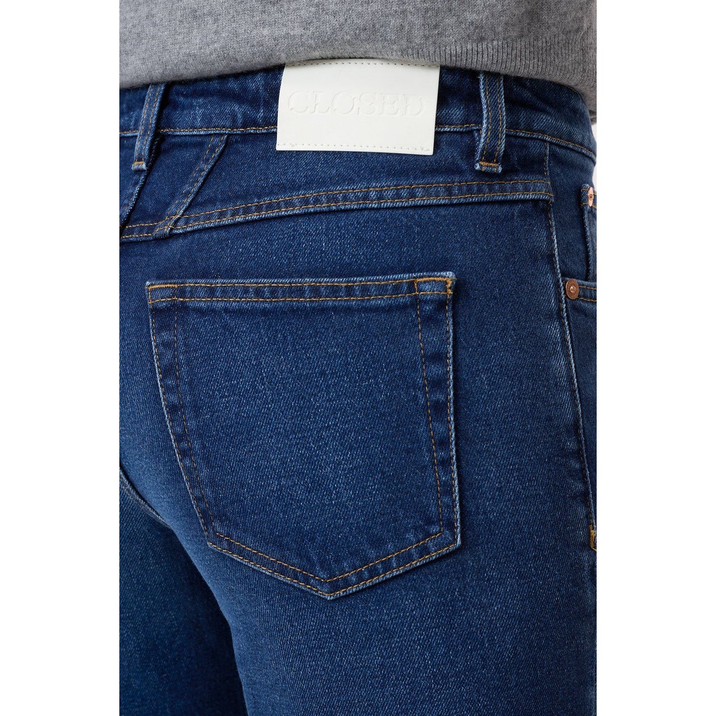 Gillan Comfort Stretch Wide Jean - Dark Blue - DUNE + SALT