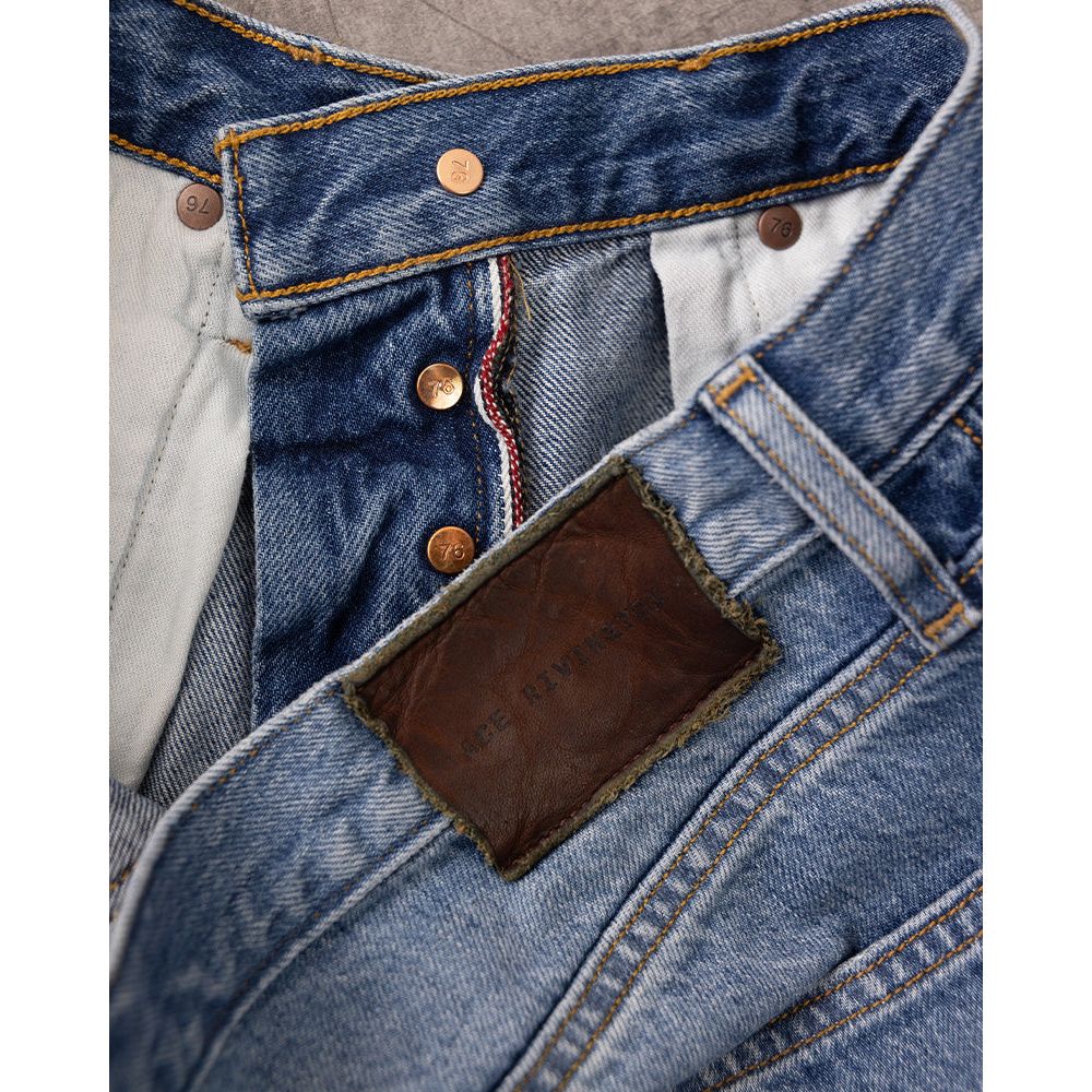 Harlan Straight Archive Selvedge 12oz - Carpenter Wash - DUNE + SALT