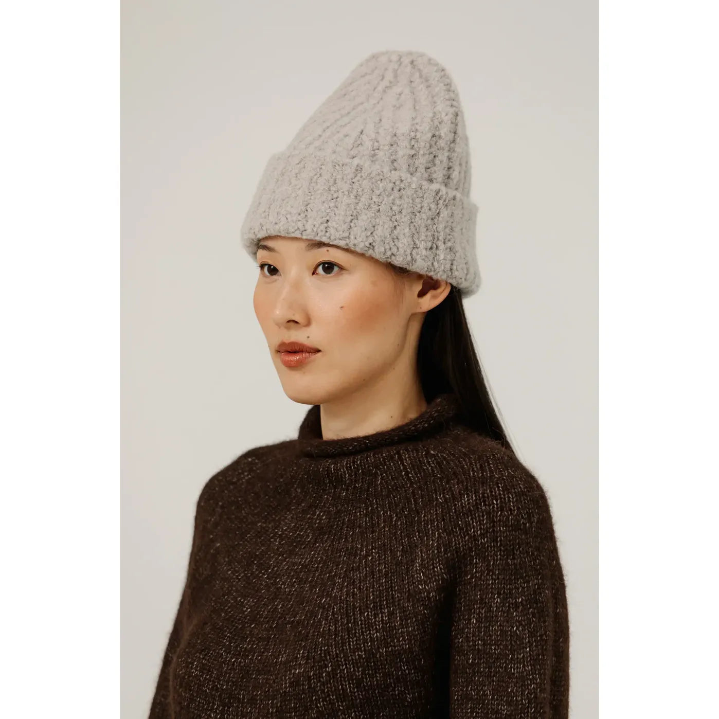 Colette Boucle Beanie - Mushroom - DUNE + SALT