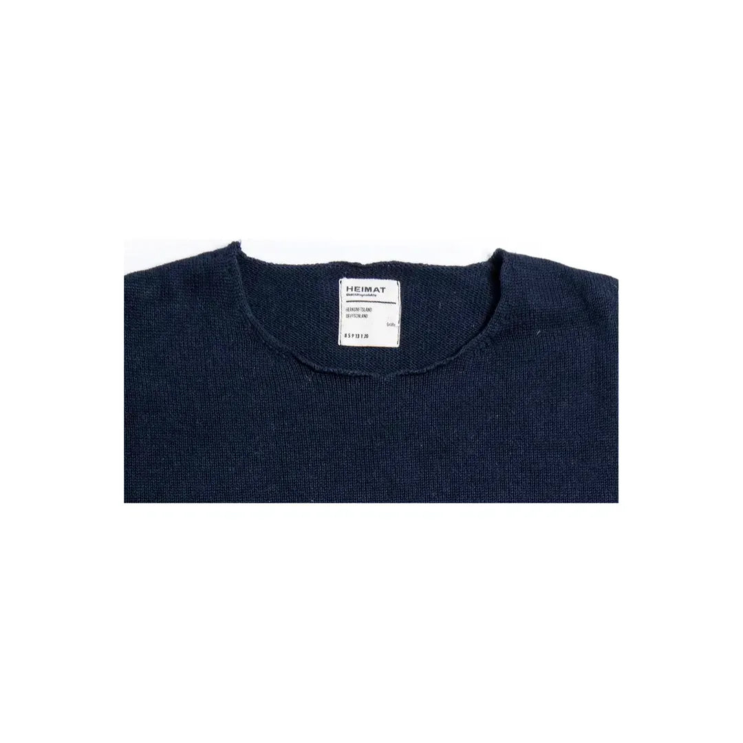 Cotton Linen Harbour Sweater - Ink - DUNE + SALT