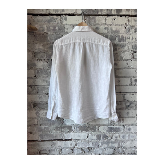Coraz Linen Shirt - White - DUNE + SALT