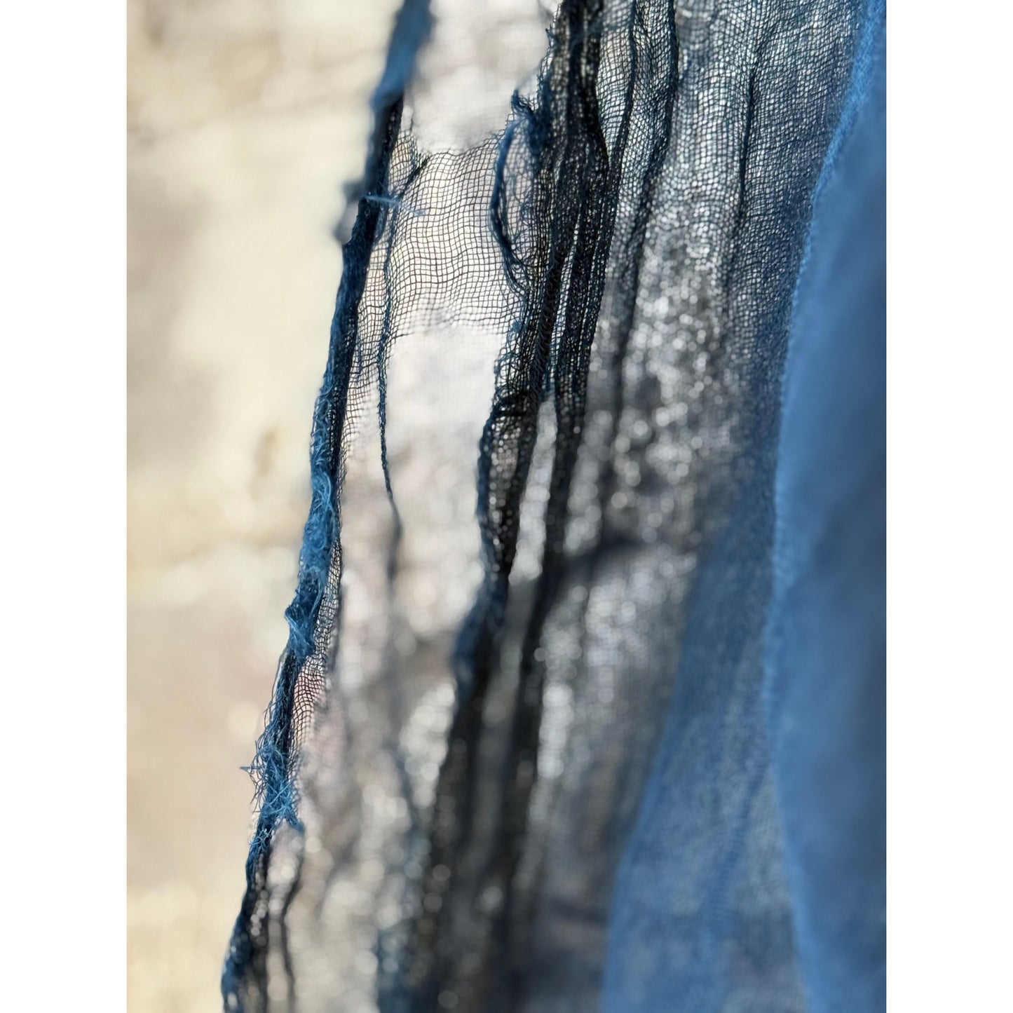 Linen Gauze Willow Dye Stole - DUNE + SALT