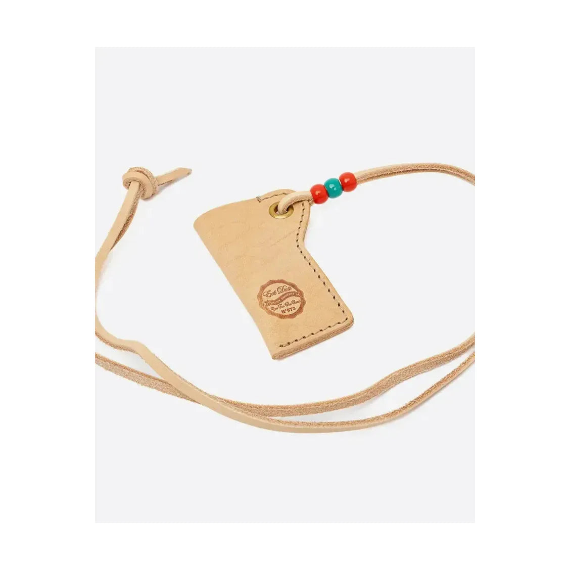 Natural leather lighter pouch by Girls of Dust featuring a compact, stylish accessory for carrying lighters and small essentials.