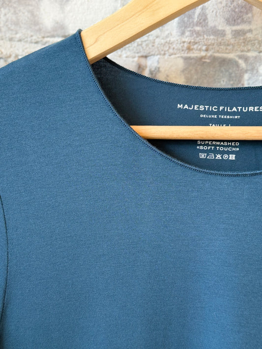 Soft-Touch Merrow Edge Boatneck LS - Marine - DUNE + SALT