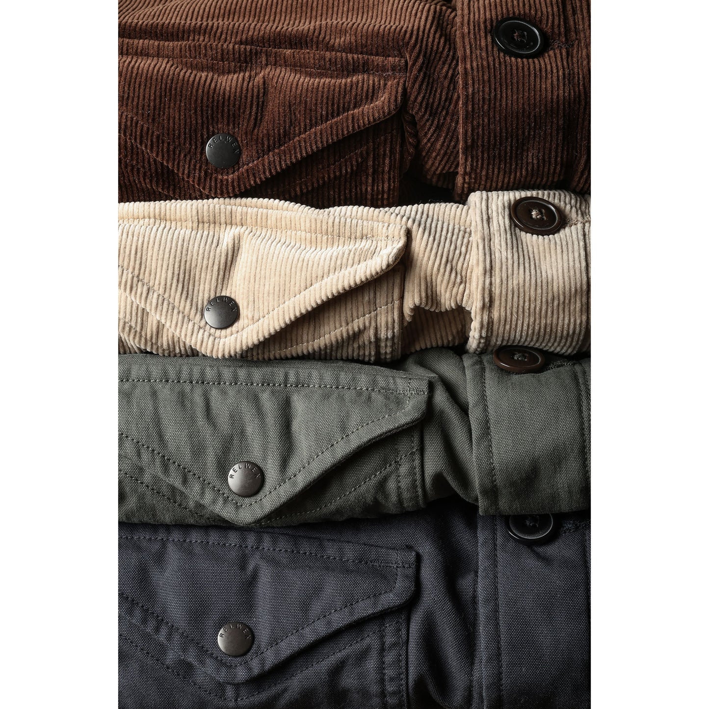 Piled-Lined Chore Coat - Forest Canvas - DUNE + SALT