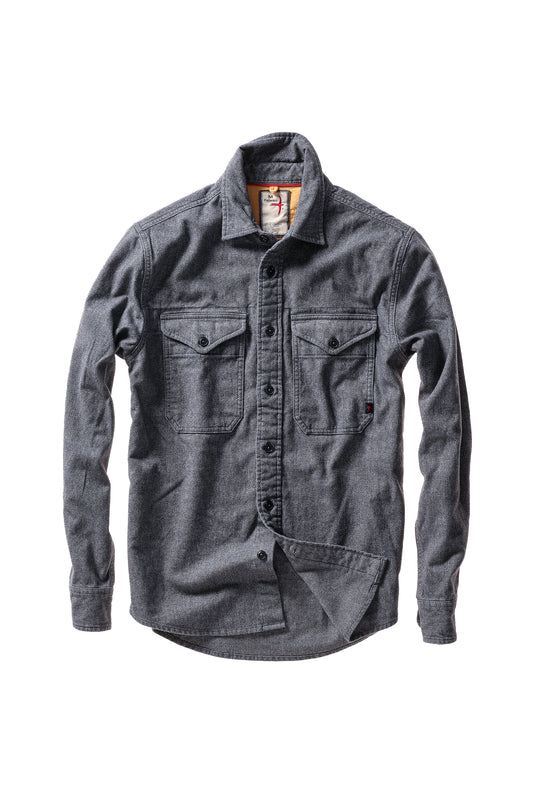 Utility Workshirt - Charcoal Nailhead - DUNE + SALT