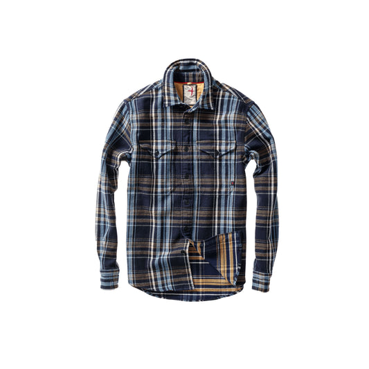 Mountain Flannel - Navy Multi Plaid - DUNE + SALT