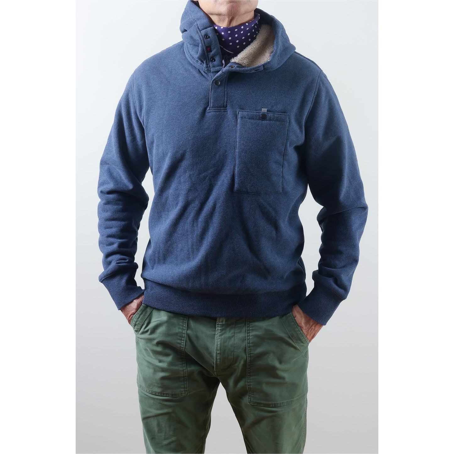 Superfleece Hoodie - Navy Heather - DUNE + SALT