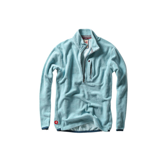 Sheared Fleece Half-Zip - Blue Haze - DUNE + SALT