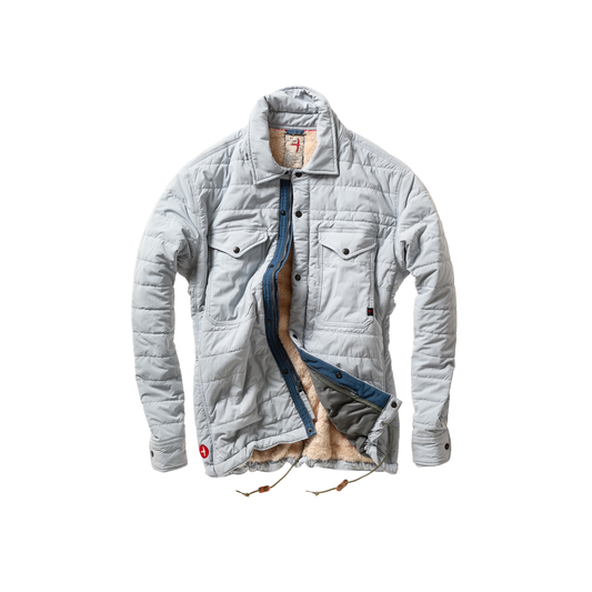 Relwen Qltd Superfleece Jacket - Ghost Grey Black
