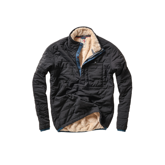Relwen Qltd Superfleece Popover - Black Fade Black