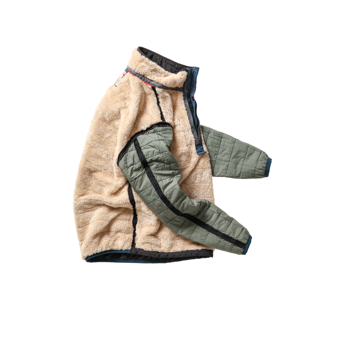 Relwen Qltd Superfleece Popover - Black Fade Black