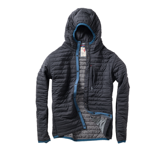 Relwen Windzip Hood - Black Fade Black