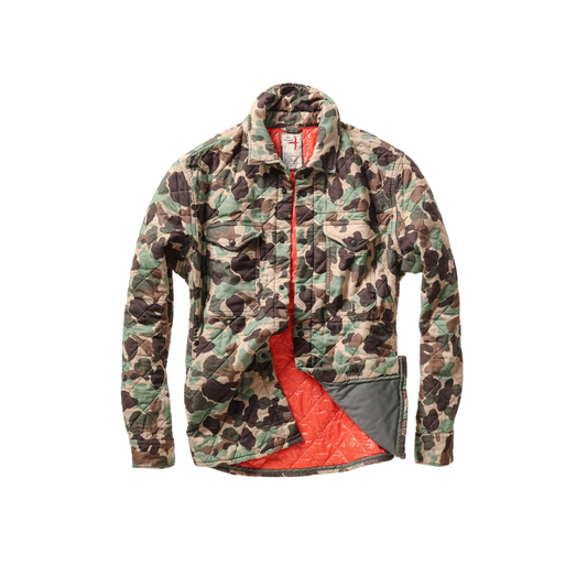 Relwen Qltd Flannel Shirtjacket - Duck Camo Black