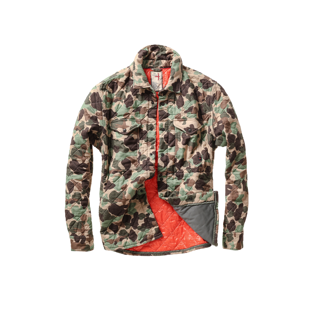 Relwen Qltd Flannel Shirtjacket - Duck Camo Black