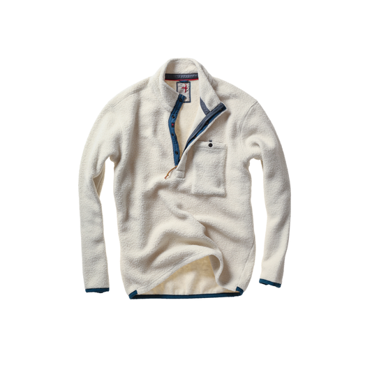 Relwen Wooly Shag Snap-Zip - Buff White Black