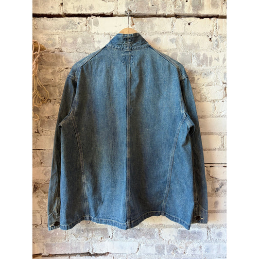 Unisex 11oz Selvedge Denim Short Chore Jacket - DUNE + SALT