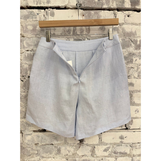Women's Elysian Whisper Shorts by Annabo in light blue, featuring a relaxed fit and soft fabric for casual comfort.