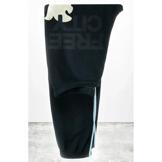 FreeCity SUPERFLUFF LUX OG SWEATPANT - Deepspace Cream White Smoke