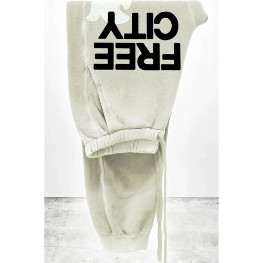 FREECITYLARGE SUNFADES Pocket Sweatpant - Bones - DUNE + SALT
