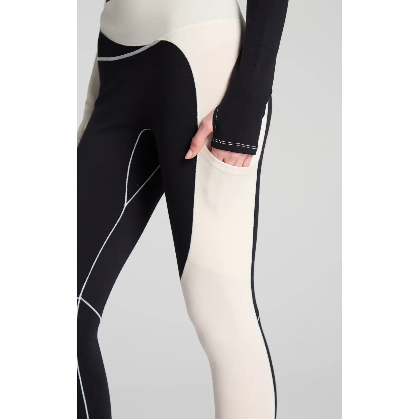 Wool Sculpt Merino Baselayer Legging - After Dark - DUNE + SALT