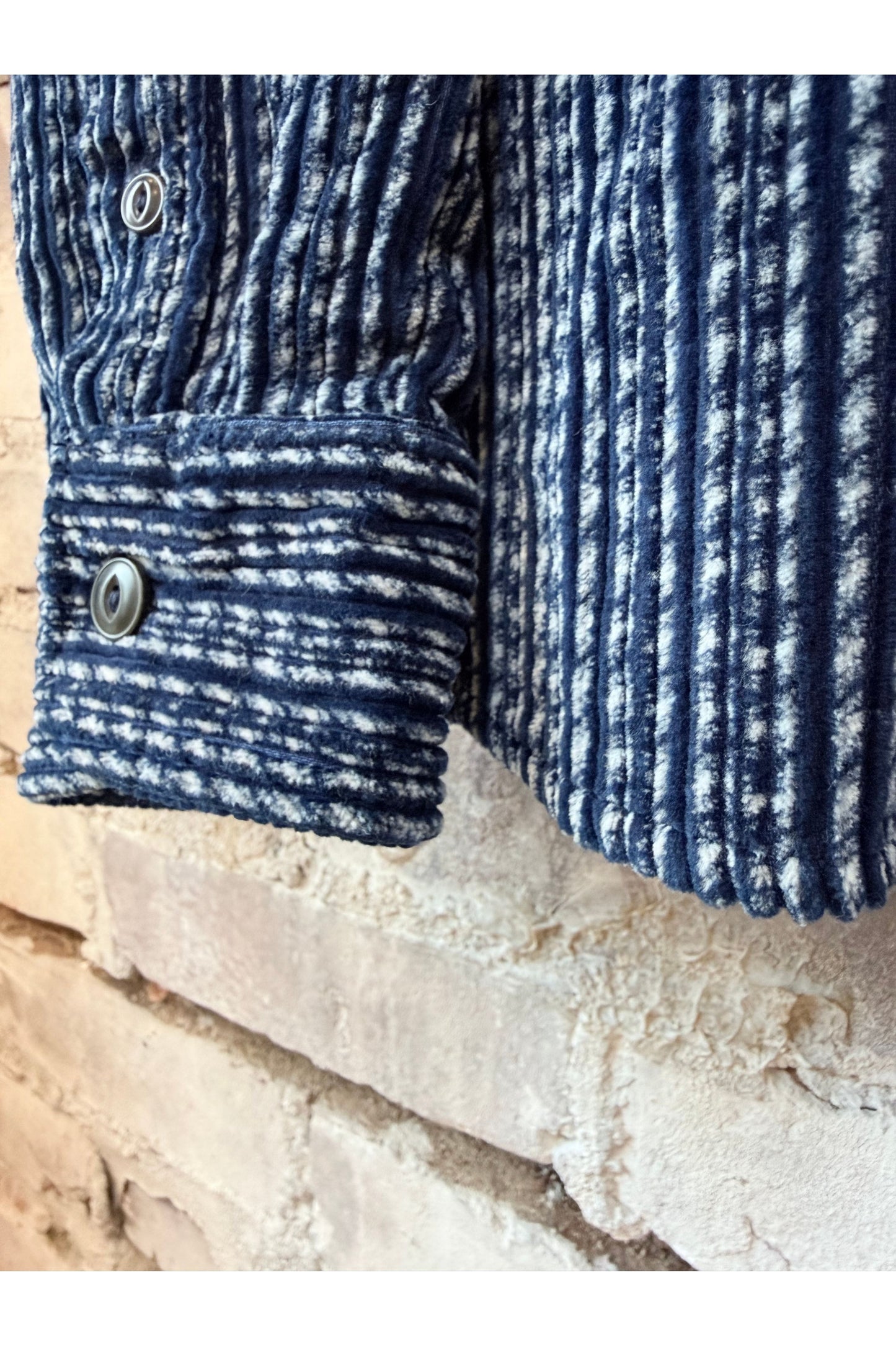 Benson Cord Overshirt- Indigo