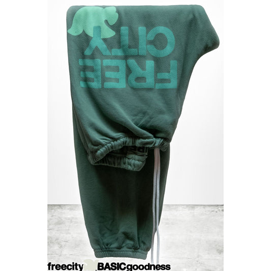 FreeCity FREECITY LARGE SWEATPANT - Eatgreen White Smoke