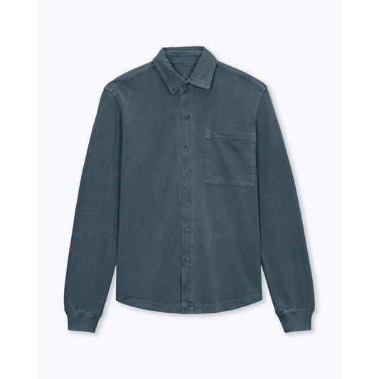 Caza Knit Shirt - Lake - DUNE + SALT