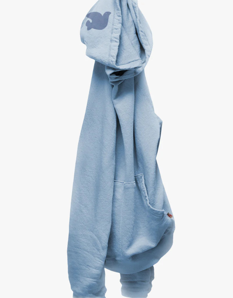 FreeCity BASICGOODNESS LT TERRY FLUFF HOODIE - Bluefluffy Cloud White Smoke