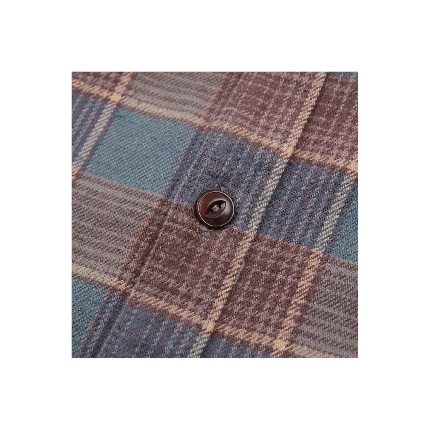 Jepson Plaid Shirt - Dusty Blue - DUNE + SALT