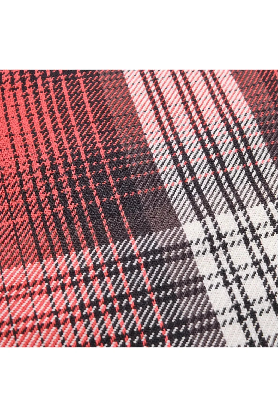 Wells Plaid Shirt - Ibis Red - DUNE + SALT