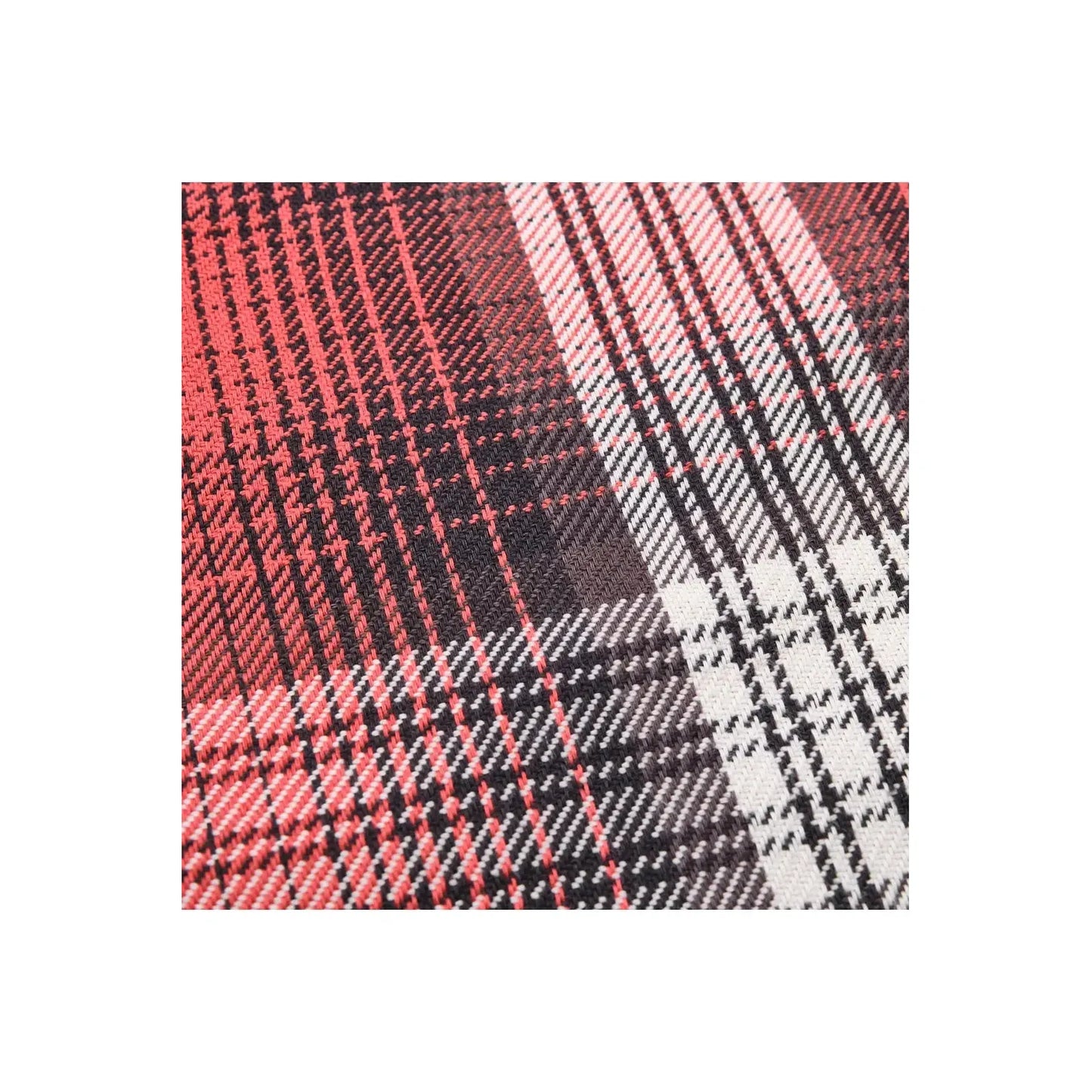 Wells Plaid Shirt - Ibis Red - DUNE + SALT
