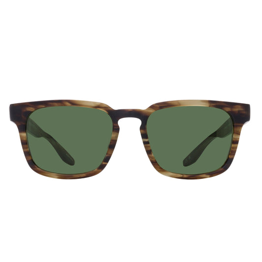 Barton Perreira Hamilton x 000 Sunglasses - Matte Cognac / Vintage Green - DUNE + SALT