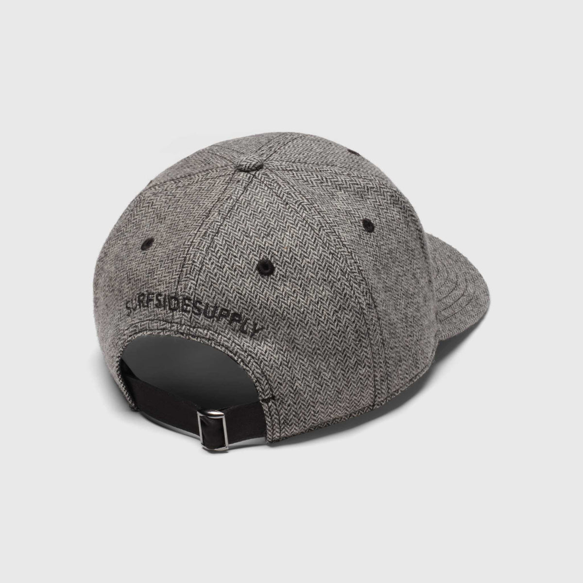 Surfside Supply Herringbone Flannel Logo Cap - Charcoal Lavender