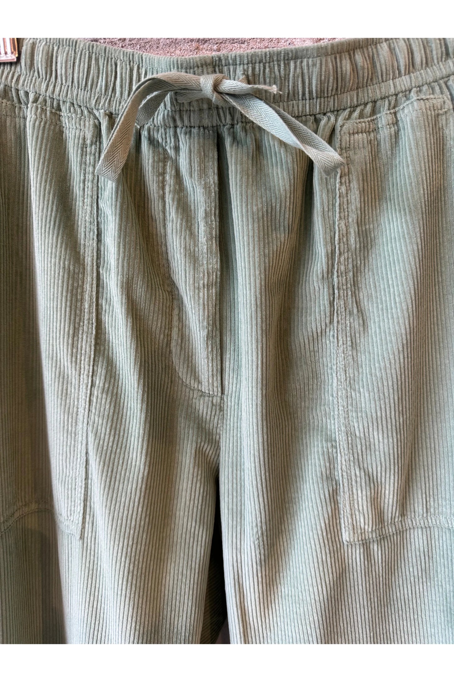 Corduroy Philemon Trouser - Jade - DUNE + SALT