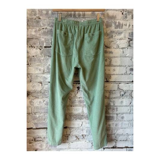 Corduroy Philemon Trouser - Jade - DUNE + SALT