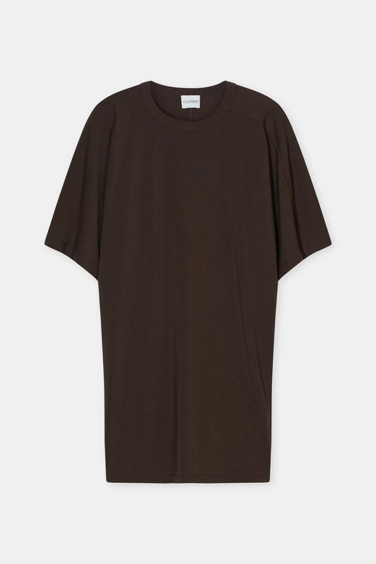 Closed Women's Deep Yoke Dress – Maple Brown Dark Slate Gray