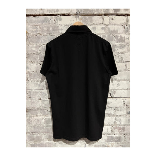 Pique Slot Polo - Black - DUNE + SALT