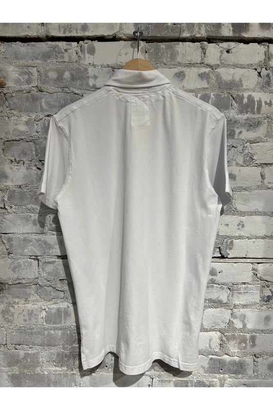 Pique Slot Polo - White - DUNE + SALT