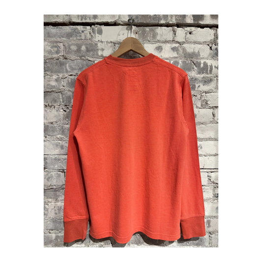 Pique L/S Pocket Crew - Sunset - DUNE + SALT