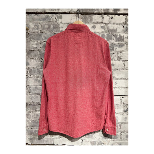 Fineline Knit Buttondown - Red/White - DUNE + SALT