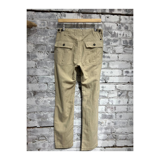Cotton/Linen Supply Pant - Light Khaki - DUNE + SALT