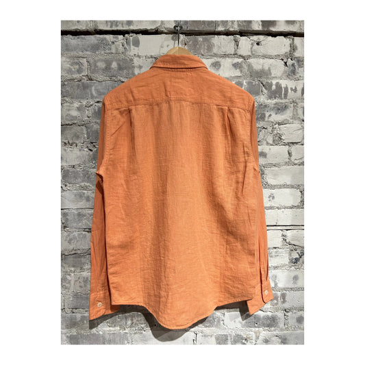 Linen Workshirt - Coral Fade - DUNE + SALT