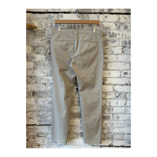 Clifton True Cotton Twill Slim Pant - Mud Grey - DUNE + SALT