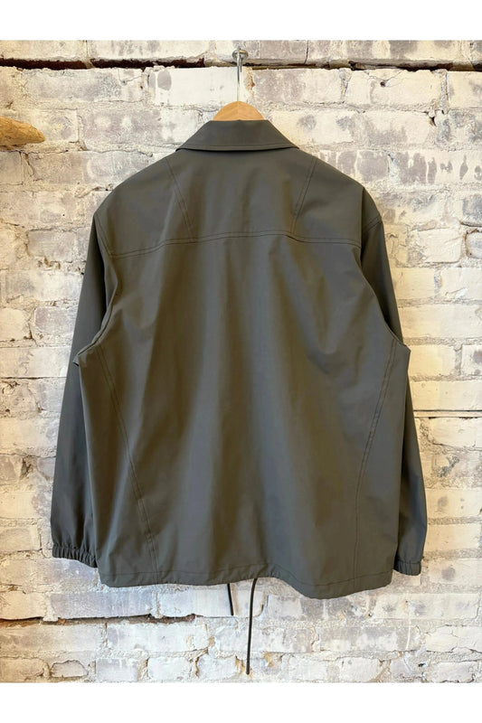 Polyester Coach Jacket - Pepper Grey - DUNE + SALT