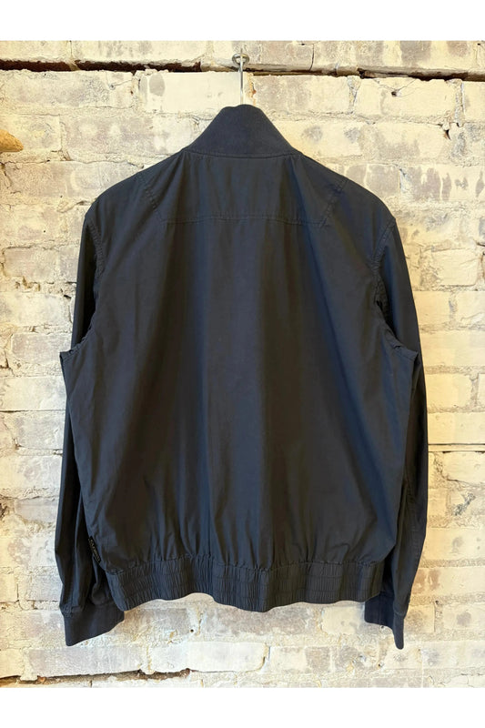 Cotton Bomber Jacket - Smokey Blue - DUNE + SALT