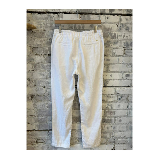 Vigo Tapered Regular Pant - White - DUNE + SALT