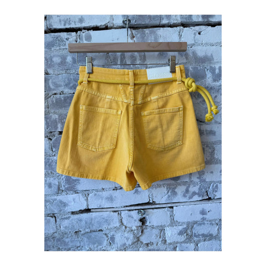 Jocy-X Denim Shorts - Mango Yellow - DUNE + SALT