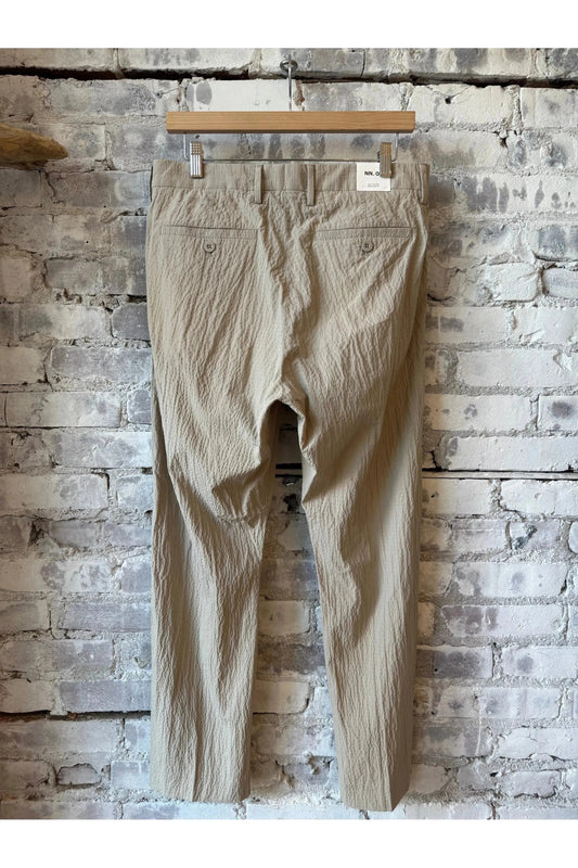 Bill Seersucker Trouser - Fog - DUNE + SALT
