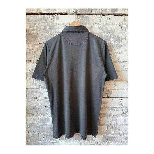 SS Cotton Jersey Polo - Thunder - DUNE + SALT